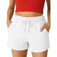R-CAMP Shorts Kurze Hosen Damen Sweatshorts (Packung, 1-tlg., kurze shorts damen) Baumwolle, Hautfreundlich und atmungsaktiv