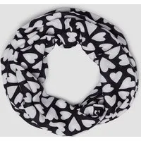 s.Oliver Loop Snood, Floraler Loop-Schal aus Viskose mit Artwork-Details