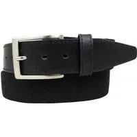BELTINGER Ledergürtel Hochwertiger Stretch-Gürtel mit echtem Leder 3,5cm - Elastischer Gürte (1-St)