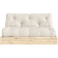Karup Design Schlafsofa Flip Sofabed, Made in Europe, mehrere Farben, vielseitig einsetzbar, inkl. handgefertigte Futonmatratze, FSC®-zertifiziertes Massivholz