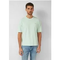 s.Oliver Kurzarmshirt T-Shirt T-Shirt aus Heavy Jersey im Modern Fit