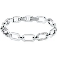 KARL LAGERFELD Armband Karl Lagerfeld Damen-Armband Edelstahl Kristall