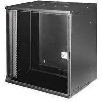 Wandgehäuse SOHO PRO , IT-Schrank schwarz, 12 Höheneinheiten