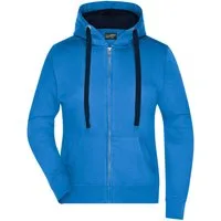 James & Nicholson Sweatjacke Hochwertige Damen Kapuzenjacke wasser- und schmutzabweisend JN594 Damen Sweatjacke Bionic