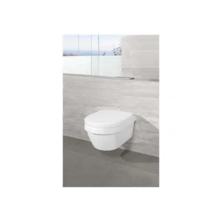 Villeroy & Boch Architectura Wand WC 4687HRR1 Combi Pack, weiß c-plus, DirectFlush, mit WC-Sitz