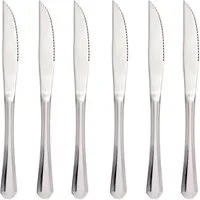 GRÄWE Steakmesser (6 Stück), Gräwe Steakmesser 6 Stück, Edelstahl, Serie BERLIN