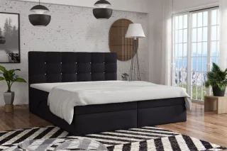 Boxspringbett Schlafzimmerbett BASILIO 160x200cm inkl.Bettkasten