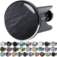 Sanilo Waschbeckenstöpsel mit Motiv, viele schöne Abflussstöpsel zur Auswahl, Ø 4 cm, hochwertig, universell, 100% wasserdicht