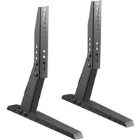 RICOO TV-Standfuß TV Stand Set flexibel aufstellbar FS309-S, (bis 47 Zoll, VESA 200x100 bis 400x200, 2-tlg., Belastbarkeit: max. ca. 35 kg, BxHxT: 6,3 cm x 41 cm x 32,3 cm, TV Ständer Ersatz Füße Fernseher Standfuß Stativ Fernseherständer)