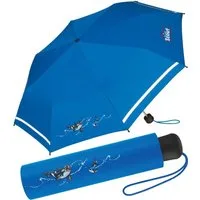Scout Taschenregenschirm Mini Kinderschirm Basic reflektierend bedruckt, leicht
