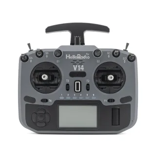 HelloRadioSky V14-P 2.4GHz Built-in 1000mW ELRS Hall Sensor Gimbal Open Source EdgeTX LCD Screen Radio Transmitter for F