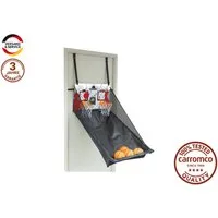 Carromco Basketballkorb Basketball Indoor Türspiel (Packung, 6-St., Kinder-Basketballkorb, 4 Basketballbälle und eine Ballpumpe), 88 x 56 x 37 cm