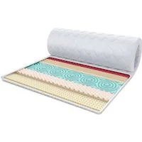 FDM, Topper FRUTI LATEX, 6 cm hoch, (Komfortschaum, Matratzentopper)