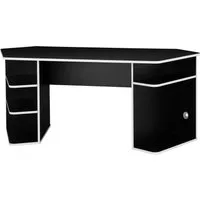 OTTO home Gamingtisch Game, Computertisch, Eckschreibtisch, Towerfach, Kabeldurchlass, asymetrisches Design, Breite 180 cm