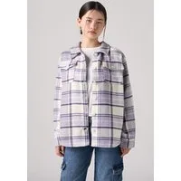 Levi's® Kids Hemdjacke LVG OVERSIZED PLAID SHACKET mit kariertem Fleece, pflegeleicht, Oversized Passform