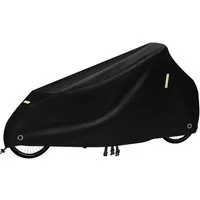 LuxusKollektion Fahrradschutzhülle Lastenrad Abdeckung 210D 285x65x115 cm wasserdicht Reflexstreifen