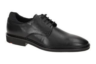 LLOYD 14-206-10 DERBY Herrenschuhe Schwarz Lufthansa Edition - Echtleder - Sc...