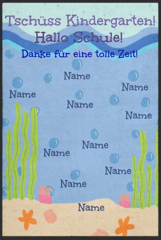Abschiedsgeschenk Kindergarten 6025 | Größe: 60 cm x 80 cm