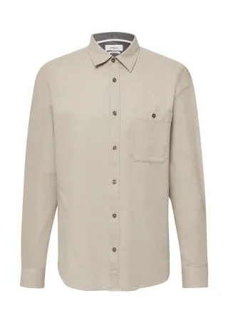 s.Oliver - Hemd beige - Gr. - 3XL