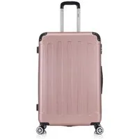 Flexot Hartschalen-Trolley F-2045 Kofferset, 360° Rollen, robuster Reisekoffer, Bordcase, 4 Rollen, Robuster und moderner Koffer mit vier 360° Rollen und Zahlenschloss