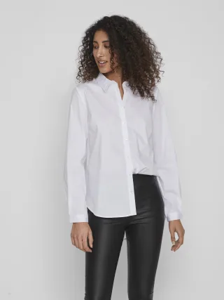 VILA - VIGIMAS L/S SHIRT - NOOS optical snow - Gr. - 42
