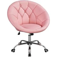 Yaheetech Drehstuhl Schreibtischstuhl Ergonomischer Bürostuhl, Höhenverstellbarer Bürosessel mit Rollen und Wippfunktion