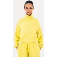Smilodox Outdoorjacke Ylena, Fitnessjacke Damen, Loose Fit Trainingsjacke, Cropped, Gym Stehkragen mit Zipper, Kordelzug-Saum, Homewear, Yoga