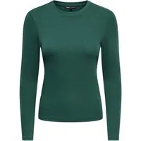 ONLY Langarmshirt ONLRILEY O-NECK L/S TOP JRS Baumwollmischung