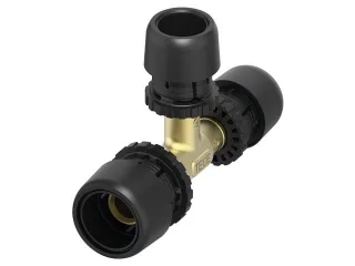Tece logo-Ax T-Stück reduziert Dimension 20 x 25 x 20, Siliziumbronze, 8803009 8803009
