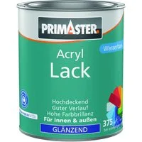 Primaster Acryl-Buntlack Primaster Acryl Lack tiefschwarz glänzend 375 ml