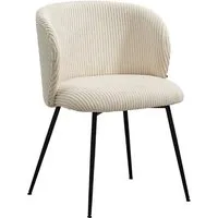 KAWOLA Esszimmerstuhl LENA Bequemer Polsterstuhl - Moderner Designstuhl (1 St), Cordbezug. Stahlbeine. Bequemer Sitz. Modernes Design.