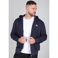 Alpha Industries Kapuzensweatjacke Basic Zip Hoody SL Baumwollmischung, regular fit