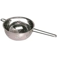 Karl Krüger Seiher Stielseiher, 18 cm, Innen und außen hochglanzpoliert, (1-St)
