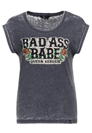 Queen Kerosin Damen T-Shirt Bad Ass Babe