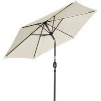 Angel Living Sonnenschirm Ø 300 cm, UV-Schutz 50+, Rund, aus Polyester, für den Balkon, den Strand, den Garten oder die Terrasse, 4.7kg