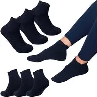 EAAKIE Sneakersocken Sneakersocken Unisex Fersenlasche Kurzsocken Baumwolle 6/12/24 Paar (6-Paar)