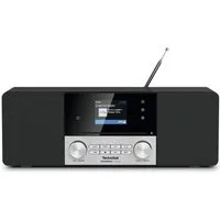 TechniSat DIGITRADIO 3 VOICE Digitalradio (DAB) (Digitalradio (DAB), FM-Tuner mit RDS, 20 W, UKW, Offline Sprachsteuerung, CD, USB, AUX, Wecker, Fernbedienung)