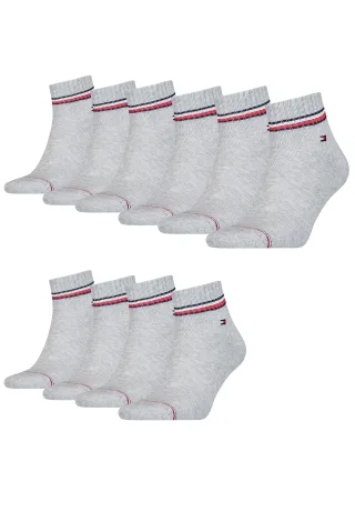 10 Paar TOMMY HILFIGER Herren ICONIC QUARTER Gr. 39 - 49 Sneaker Socken