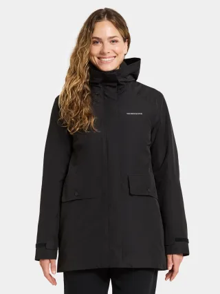 Didriksons - TUVA WNS PARKA black - Gr. - 40