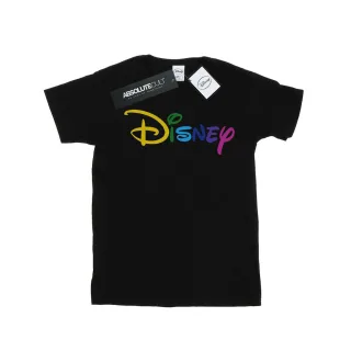 Disney - "Colour Logo" T-Shirt für Damen (Schwarz)