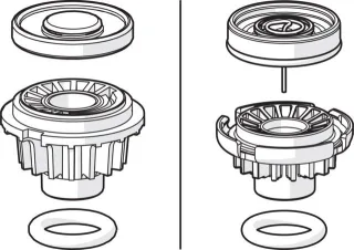 Hansa Membrane f. Magnetventil HANSA 1006 1006500V