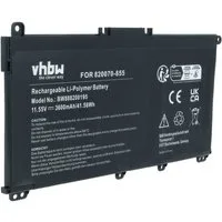 vhbw Akku Ersatz für HP HT03XL, L11119-855, HT03041XL, L11421-1C1, Laptop-Akku Akku Li-Ion 3600 mAh (11,55 V, 1 St), Leistungsfähiger Austausch-Akku für Notebook, Wiederaufladbar, Jede