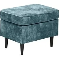 ED EXCITING DESIGN Hocker Oskar, mit Massivholzfüßen