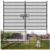 GarveeMore Gartenzaun Dekorative Metall Garten Zaun, Barriere Zaun, Garten Grenze Zaun