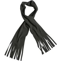 Myrtle Beach Fleeceschal Klassischer Fleece Schal mit Fransen 150 x 15 cm, mit Fransen