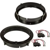 tomzz Audio Lautsprecherringe Adapter + Kabel passt für VW Golf 6 7 Passat Polo Up Auto-Lautsprecher