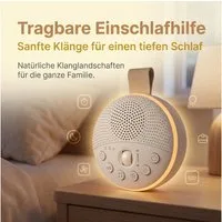 AIMAX White Noise Machine mit 21 Klängen Einschlaf- und Durchschlafhilfe (tragbar & wiederaufladbar)