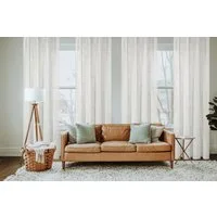 Home Basics Vorhang SOFTY (1 St), Ösen, halbtransparent, Ösenschal SOFTY Uni