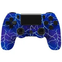 KINSI Wireless Gamepad, Controller, Bluetooth, für PS4 PlayStation 4-Controller (Doppelte Vibration, wiederaufladbare Batterie)