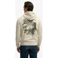 Superdry Kapuzensweatshirt TOKYO NARRATIVE LOOSE HOOD mit coolem Tattoo-Print